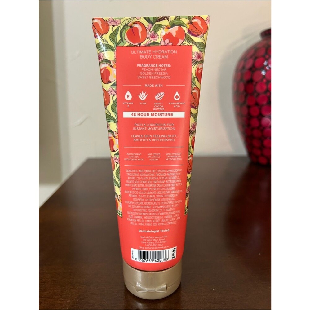 Vera Bradley x Bath & Body Works Peach Blossom & Nectar Hydration Body Cream - Picture 4 of 12
